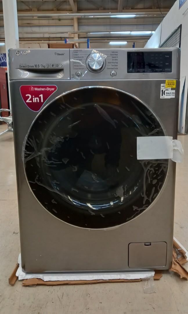 LG 2 in 1 Washing Machine Inverter, TV & Home Appliances, Washing