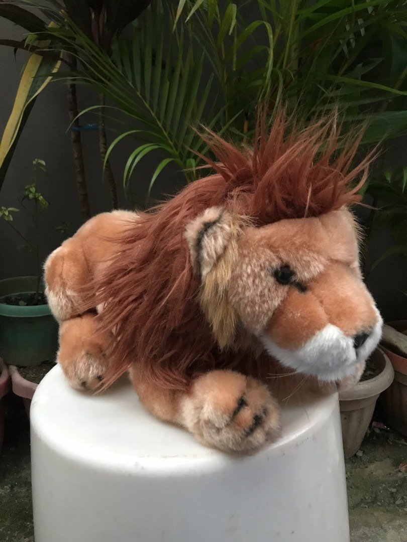 Lion plushie, Hobbies & Toys, Toys & Games on Carousell