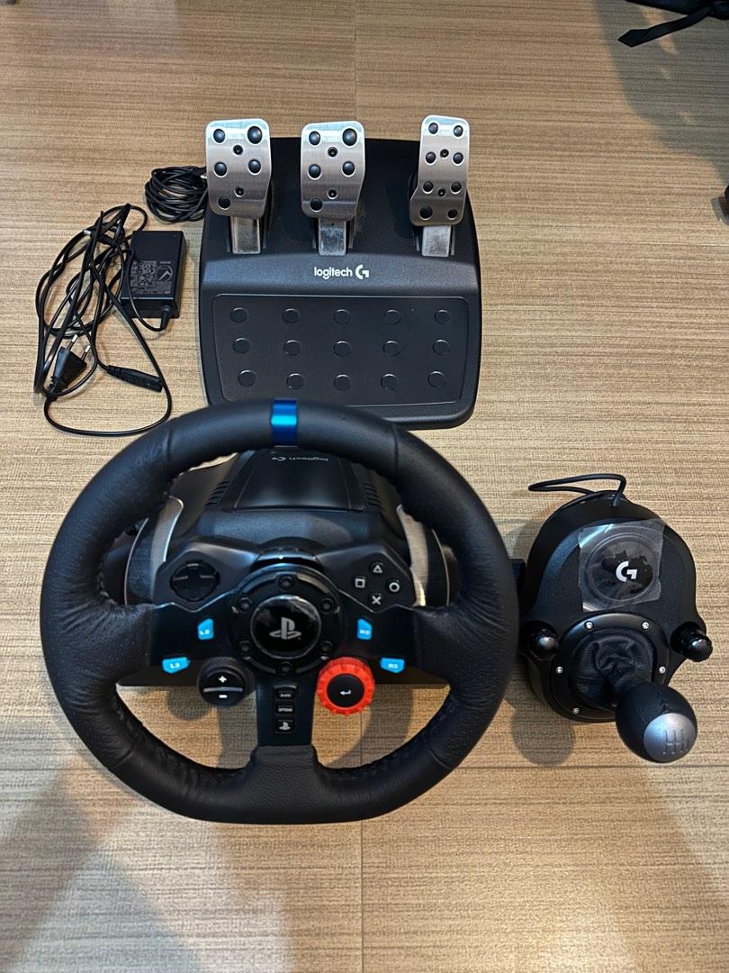 LOGITECH G29 DRIVING FORCE RACING WHEEL WITH GEAR SHIFTER BUNDLE, Video  Gaming, Gaming Accessories, Controllers on Carousell
