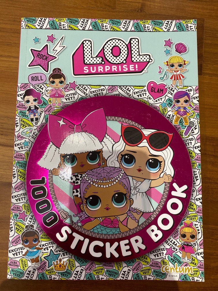 LOL sticker book, Hobbies & Toys, Books & Magazines, Children's Books ...
