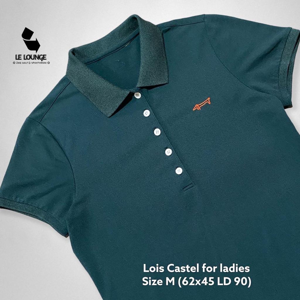 Louis Castel Short Sleeve Golf Casual Polo Shirt Size Large 105