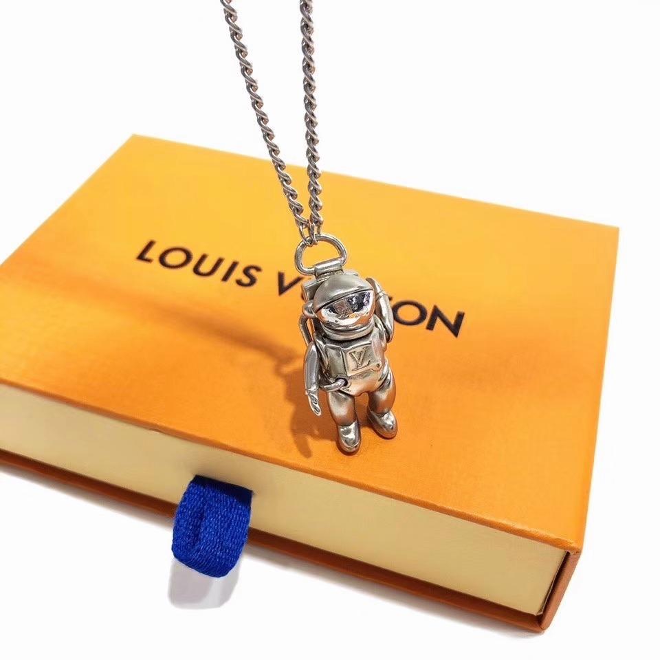 LV GALAXY ASTRONAUT NECKLACE, Luxury, Accessories on Carousell