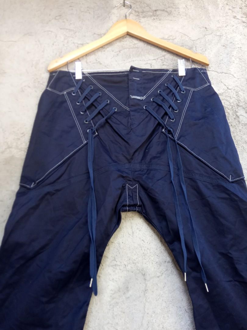 Marithé + François Girbaud Lace Up Pants, Men