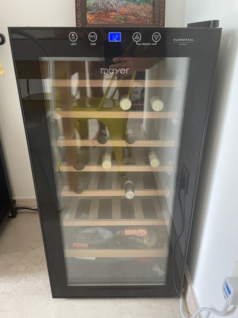 Mayer 28 bottle elemental wine fridge, TV & Home Appliances, Kitchen Appliances, Wine Cellar