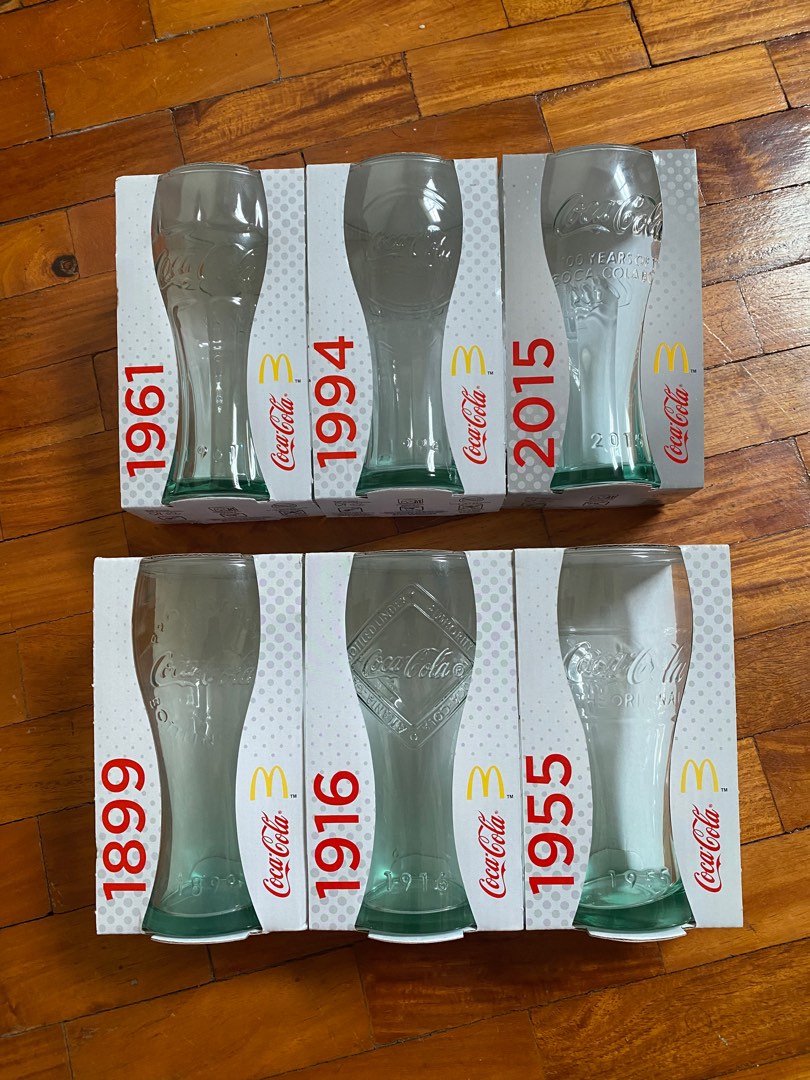 McDonalds Coca Cola Glasses 2015 Collection, Hobbies & Toys