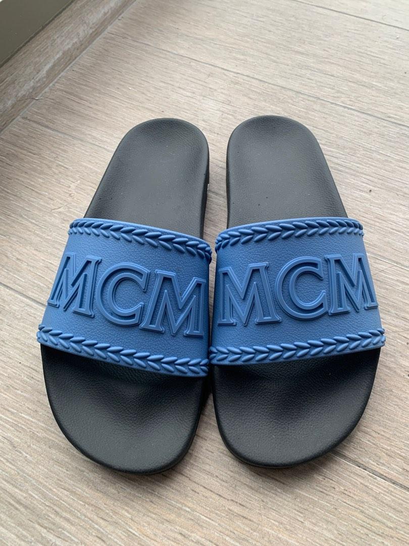 MCM Slides Men s Fashion Footwear Flipflops and Slides on Carousell