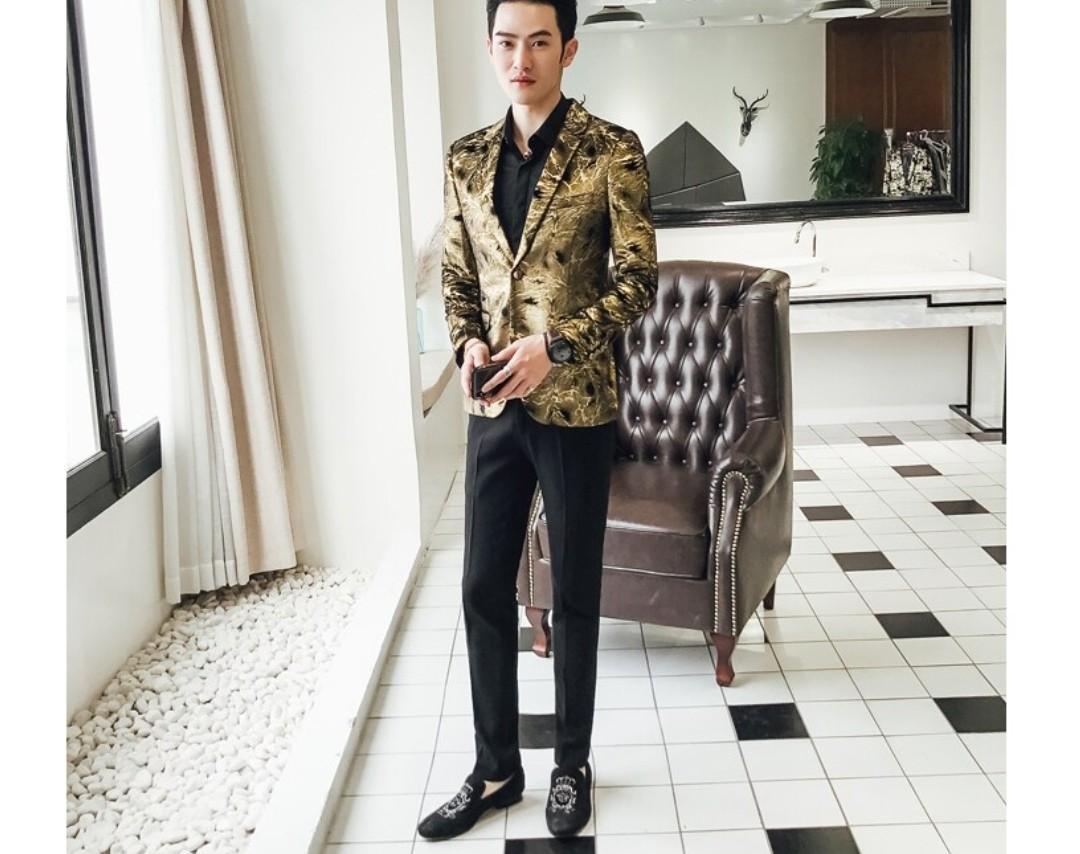 Gold sports clearance jacket