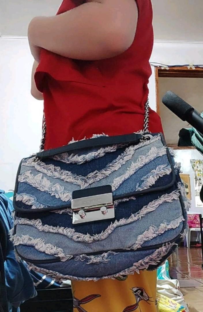 Michael kors sloan denim Luxury Bags Wallets on Carousell