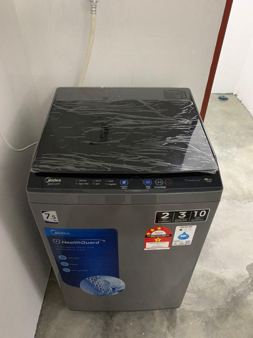 Midea washing machine 7.5 kg, TV & Home Appliances, Washing Machines