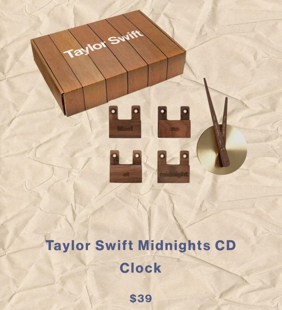 Taylor Swift #Midnights 美國官方CD/黑膠時鐘架🕛 預購！Pre-Order