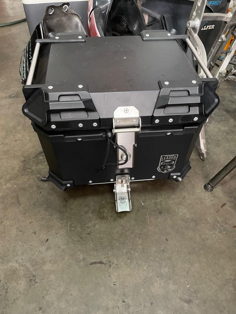 Motorbike box 42l w metal rack, Motorcycles, Motorcycle Accessories on ...
