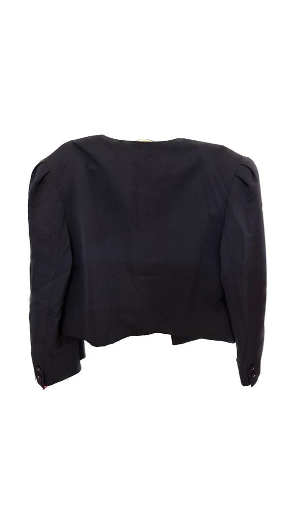 Navy blue coat, Women's Fashion, Coats, Jackets and Outerwear on Carousell