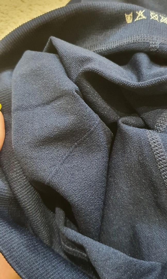 Navy blue workout Tights, Women's Fashion, Activewear on Carousell