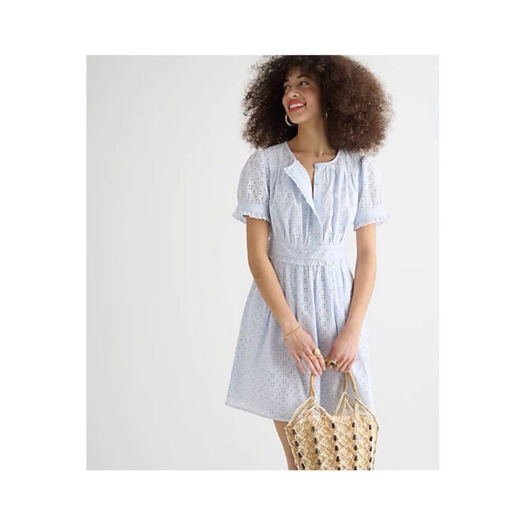 J crew button front dress discount