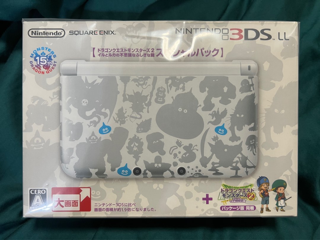 (NEW) Original Nintendo 3DS LL Dragon Quest Monsters Japan Limited Edition Console w/ Bundled