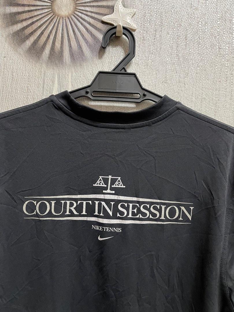 Nike Court Big Logo Jersey, Men's Fashion, Tops \u0026 Sets, Tshirts \u0026 Polo  Shirts on Carousell
