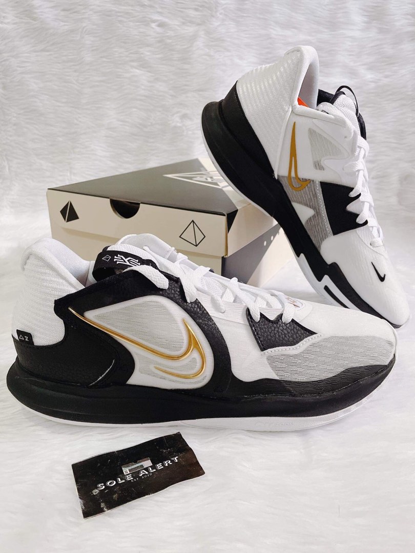 Kyrie low shop white and gold