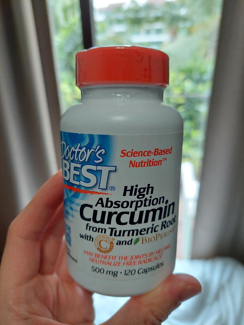Doctor's Best Curcumin/Turmeric (500 mg, 120 capsules ...