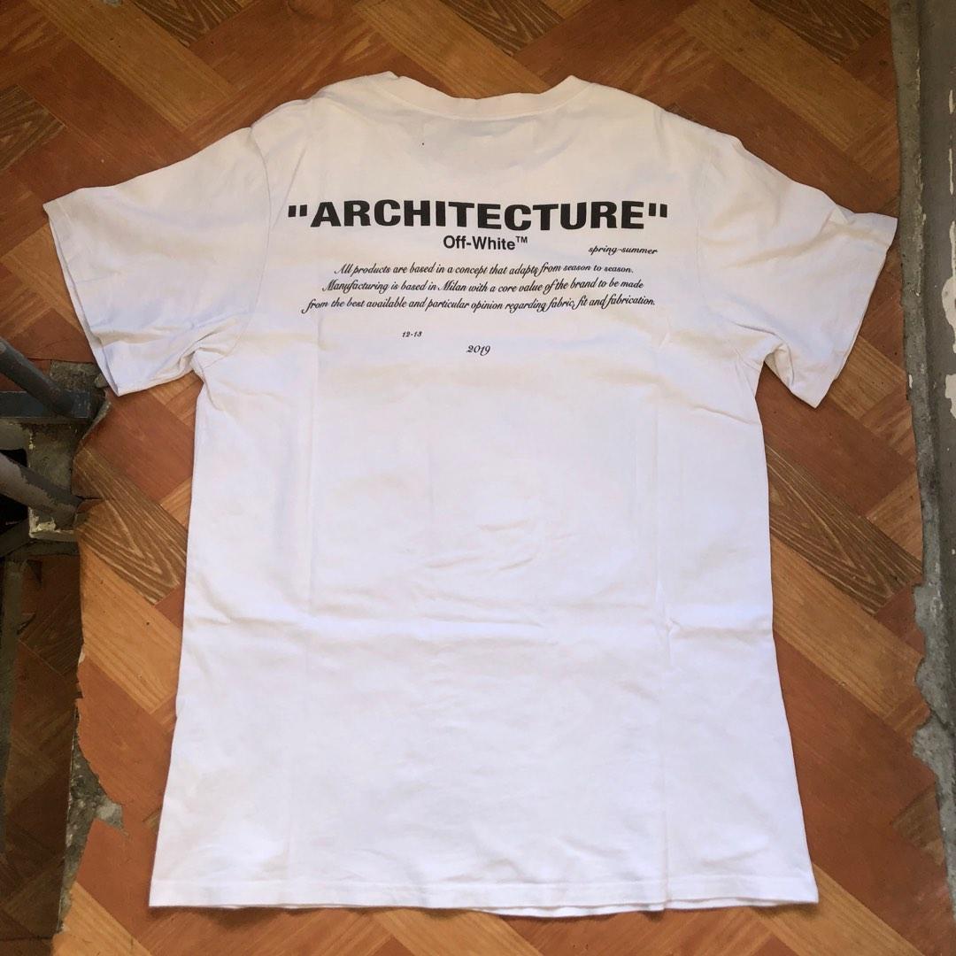 Off white 2025 architecture tee