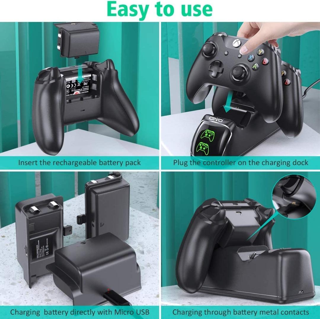 OIVO Xbox One Controller Charging Dock, Fast Controller Charger Station