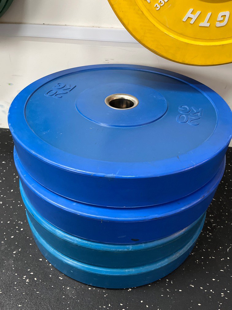 Olympic Bumper Plates, Sports Equipment, Exercise & Fitness, Weights