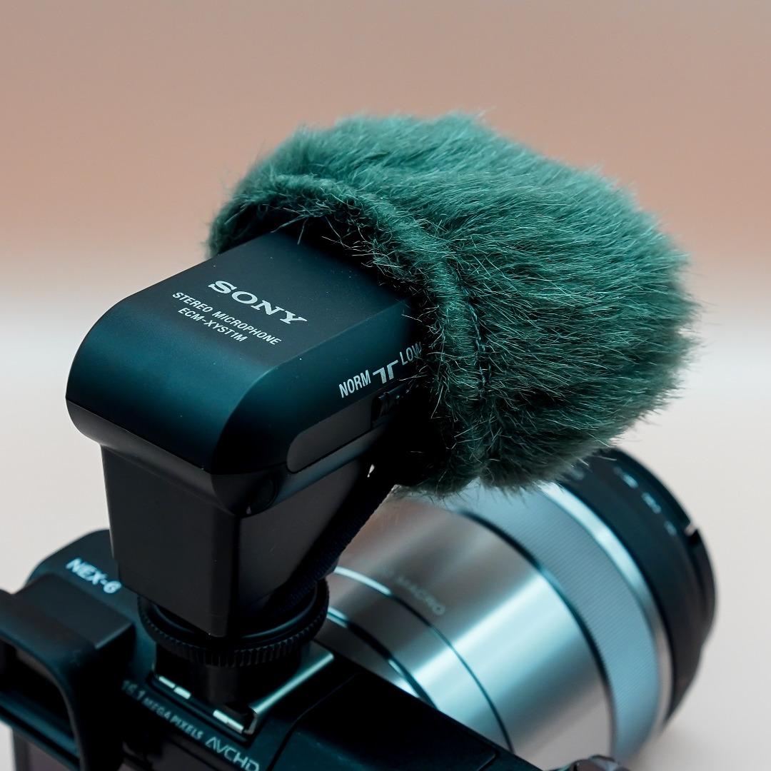 Sony ECM-XYST1M Stereomikrofon für Kameras & Camcorder mit Multi-Interface-Zubehörschuh schwarz