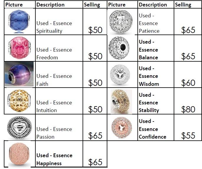 Pandora Essence Charm Women s Fashion Jewelry Organisers Body