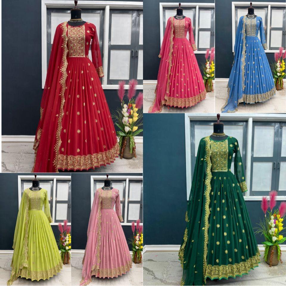 Full length sales party wear gowns