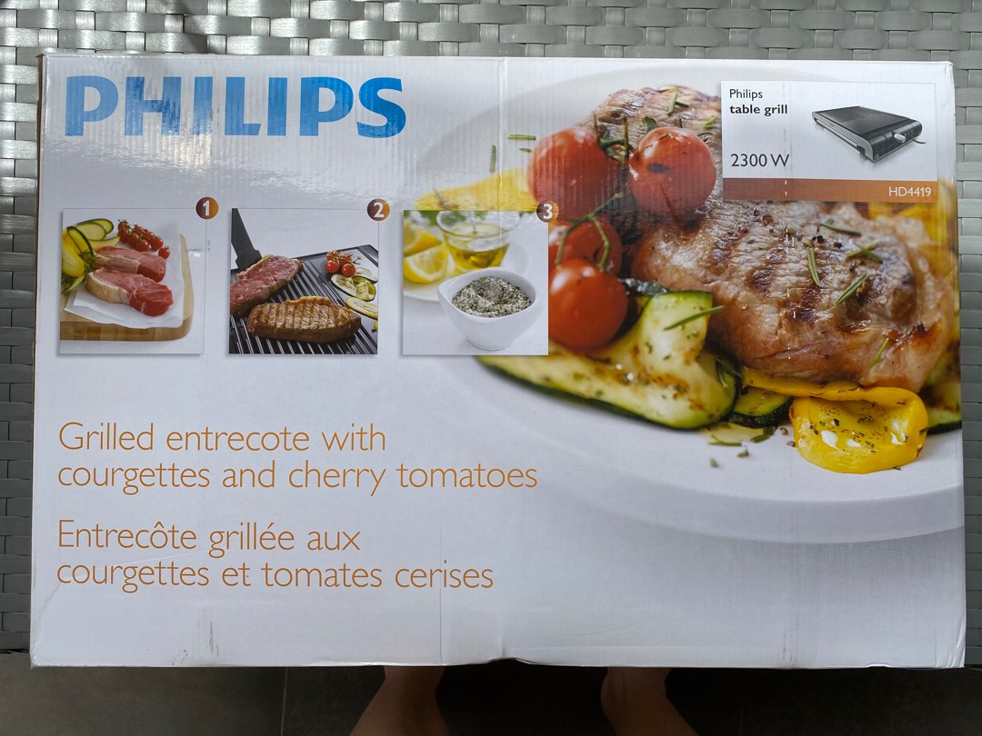 Philips tabletop grill, TV & Home Appliances, Kitchen Appliances, BBQ