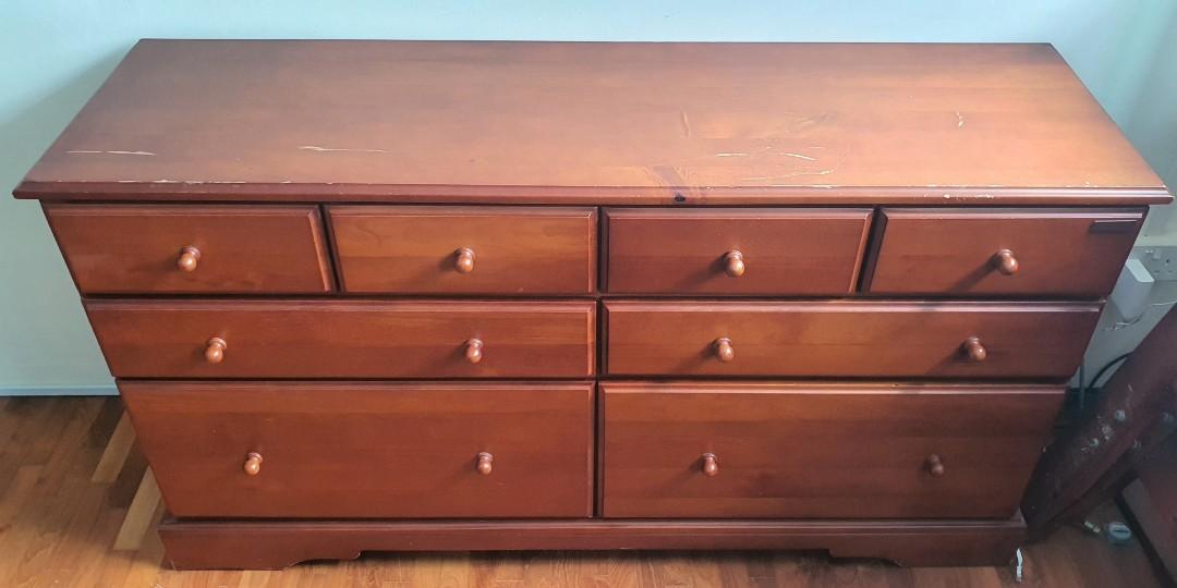Picket and Rail Chest of Drawers, Furniture & Home Living, Furniture
