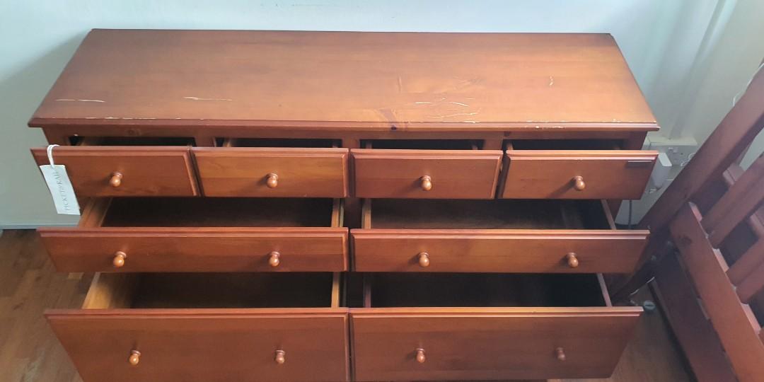 Picket and Rail Chest of Drawers, Furniture & Home Living, Furniture