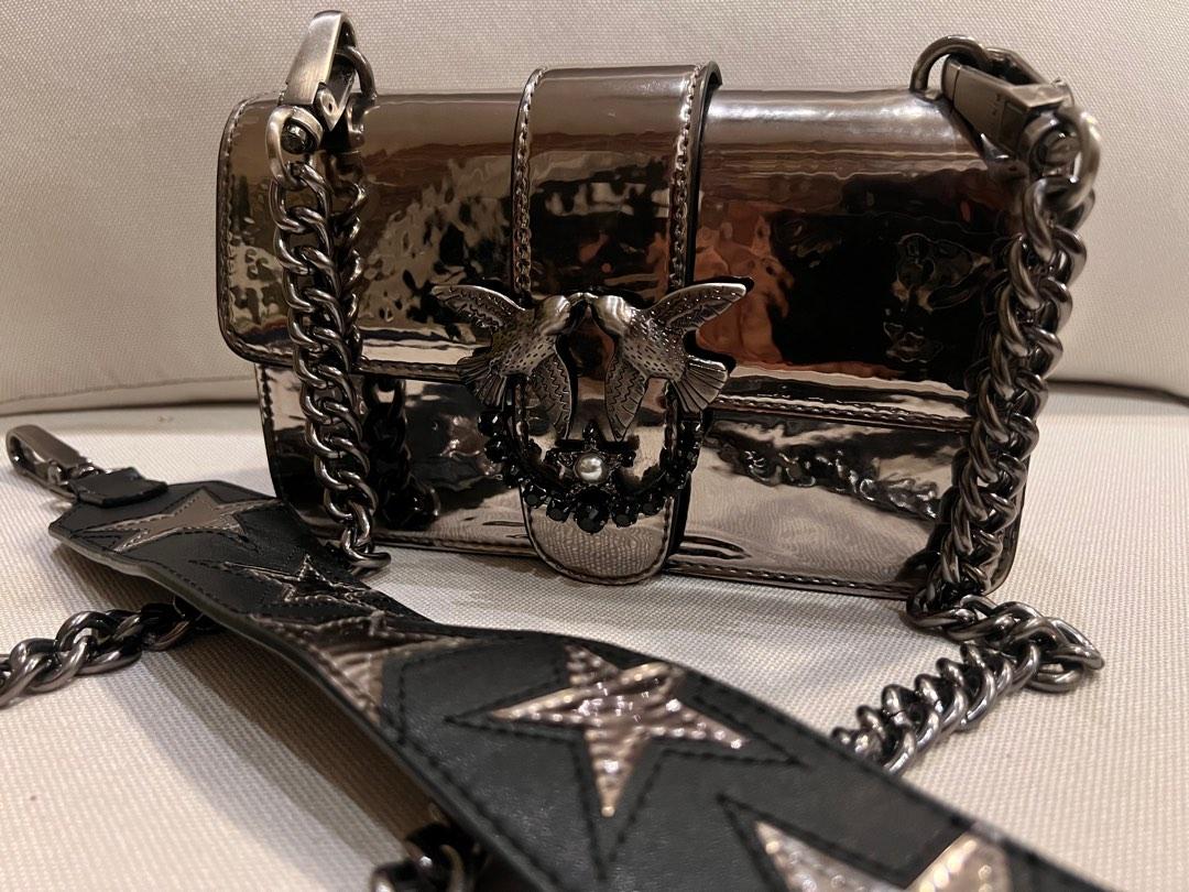 Pinko silver bag discount