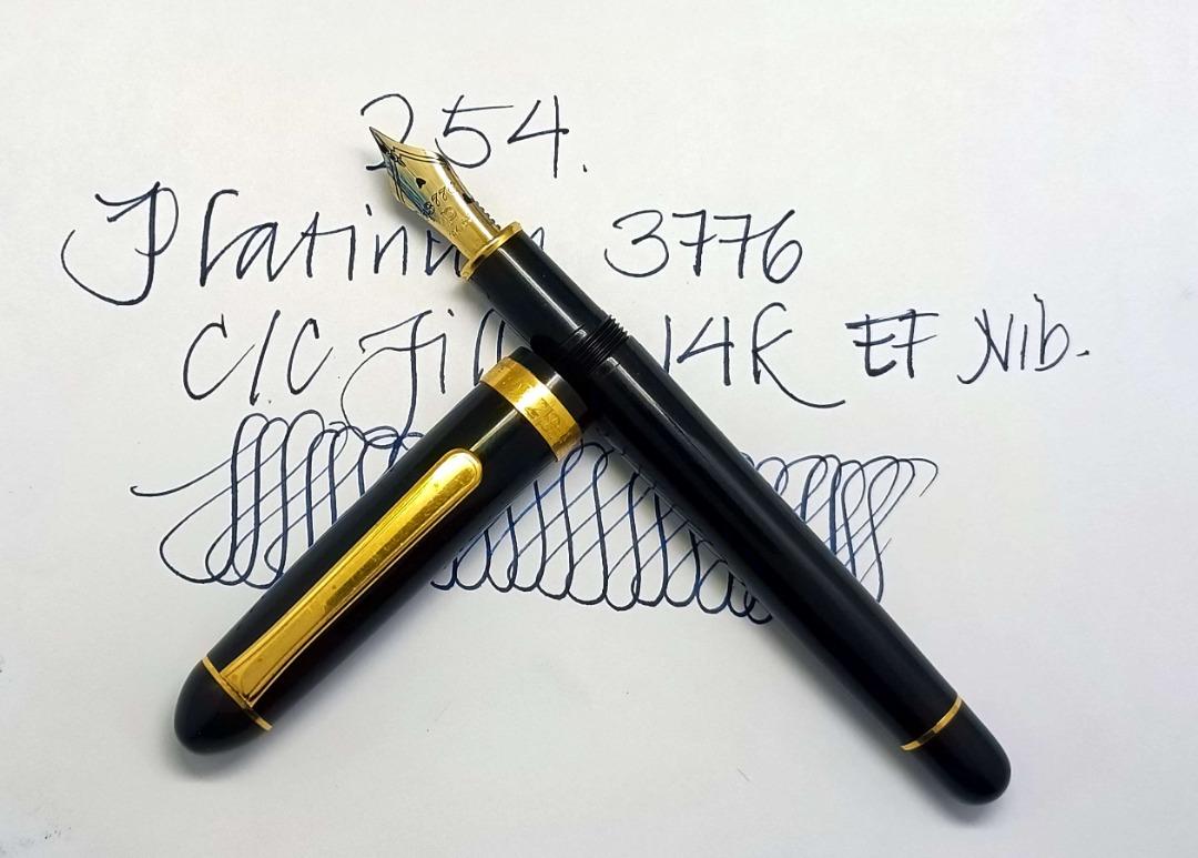 Platinum 3776 Fountain Pen (Category: Stationery & School Supplies) located in Caloocan City. Submitted by gaberuaro6563 (Listing ID 1189489197, Image 2). Description: For Sale is a Platinum 3776 Fountain Pen in Black. C/C Filler. 14k EF Nib. .