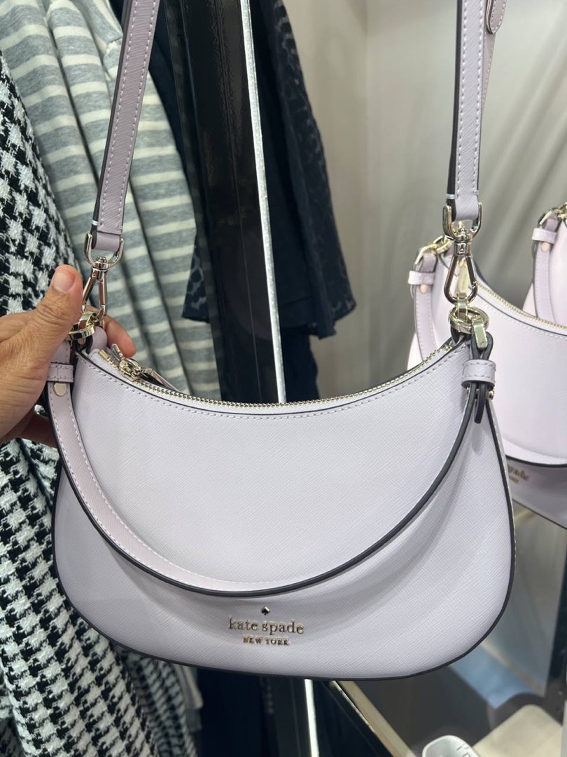 Kate Spade Staci Shoulder Crossbody in Lilac Moon, Luxury, Bags & Wallets  on Carousell