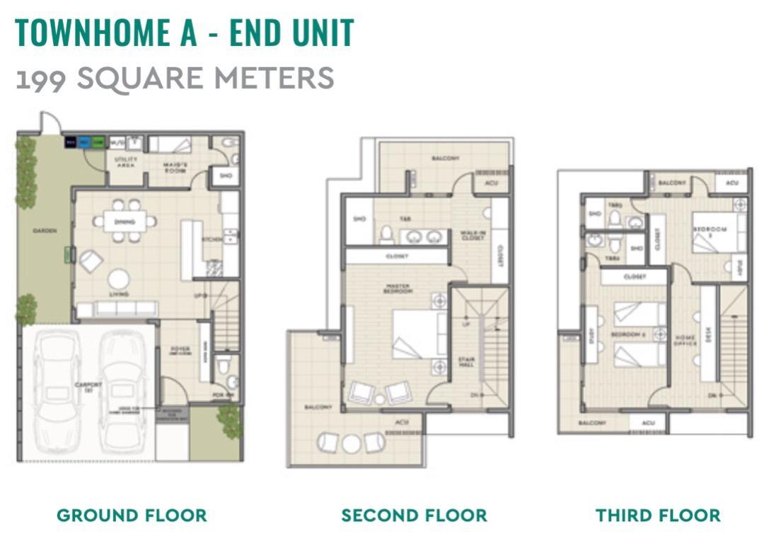 For Sale The Alcove Townhouse at Novaliches, Quezon City, for P18.42M