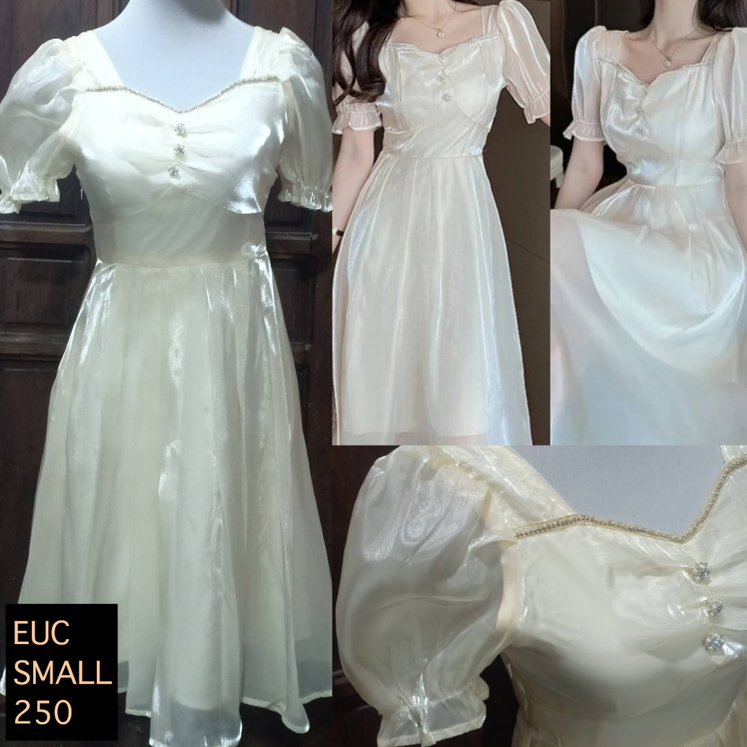 Carla™ - Elegant Puff-Sleeve Dress main image 0
