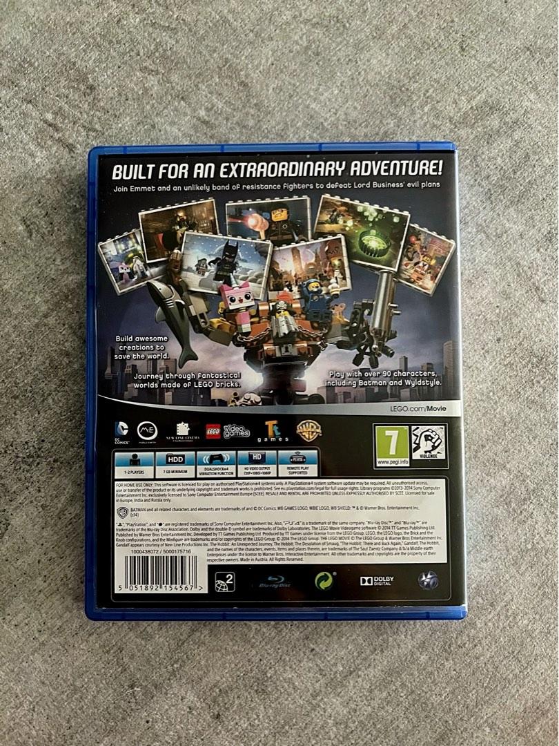 PS4 Game Lego Movie Videogame
