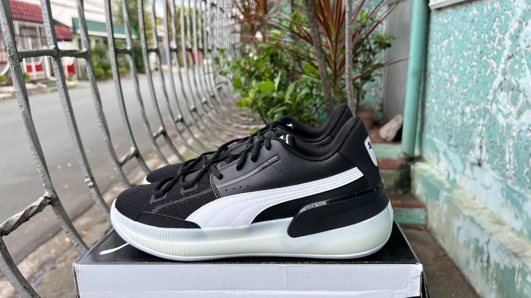 PUMA Clyde Hardwood Black White Men s Fashion Footwear Sneakers