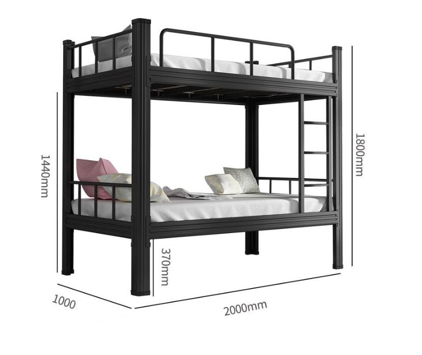 QUALITY STEEL DOUBLE DECKER BED FULL SET BUNKER BED WITH BED BOARD