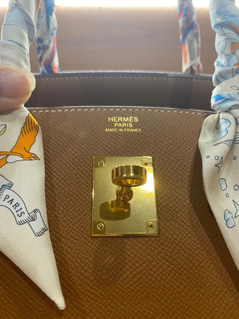 RARE Birkin 30 Gold on Gold Full Set w receipt. Luxury Bags