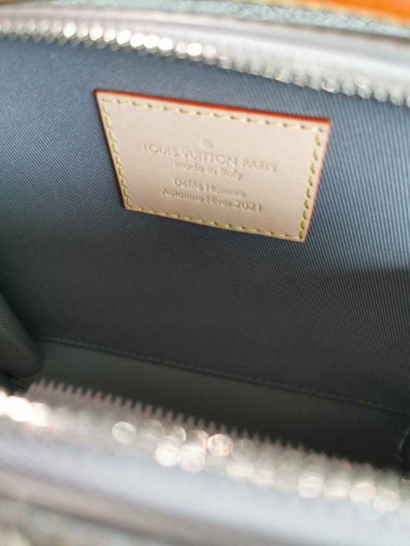 Unique & New- FW 2021- Abloh- Louis Vuitton Cotteville 40 Mirror Trunk in  silver