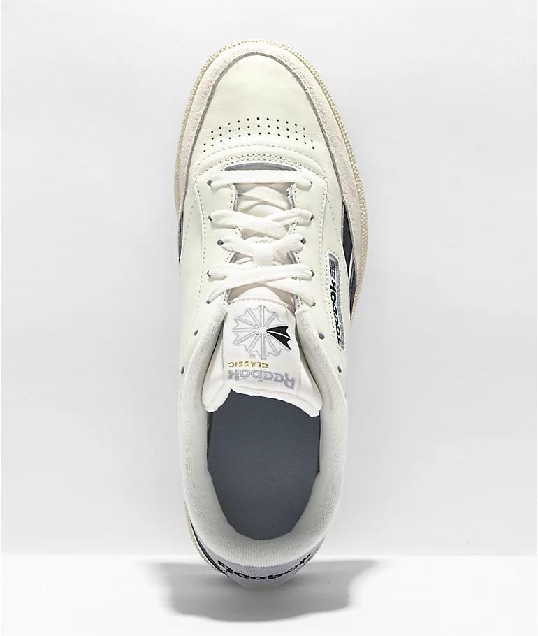 Reebok club c 85 trainers vintage chalk black shop
