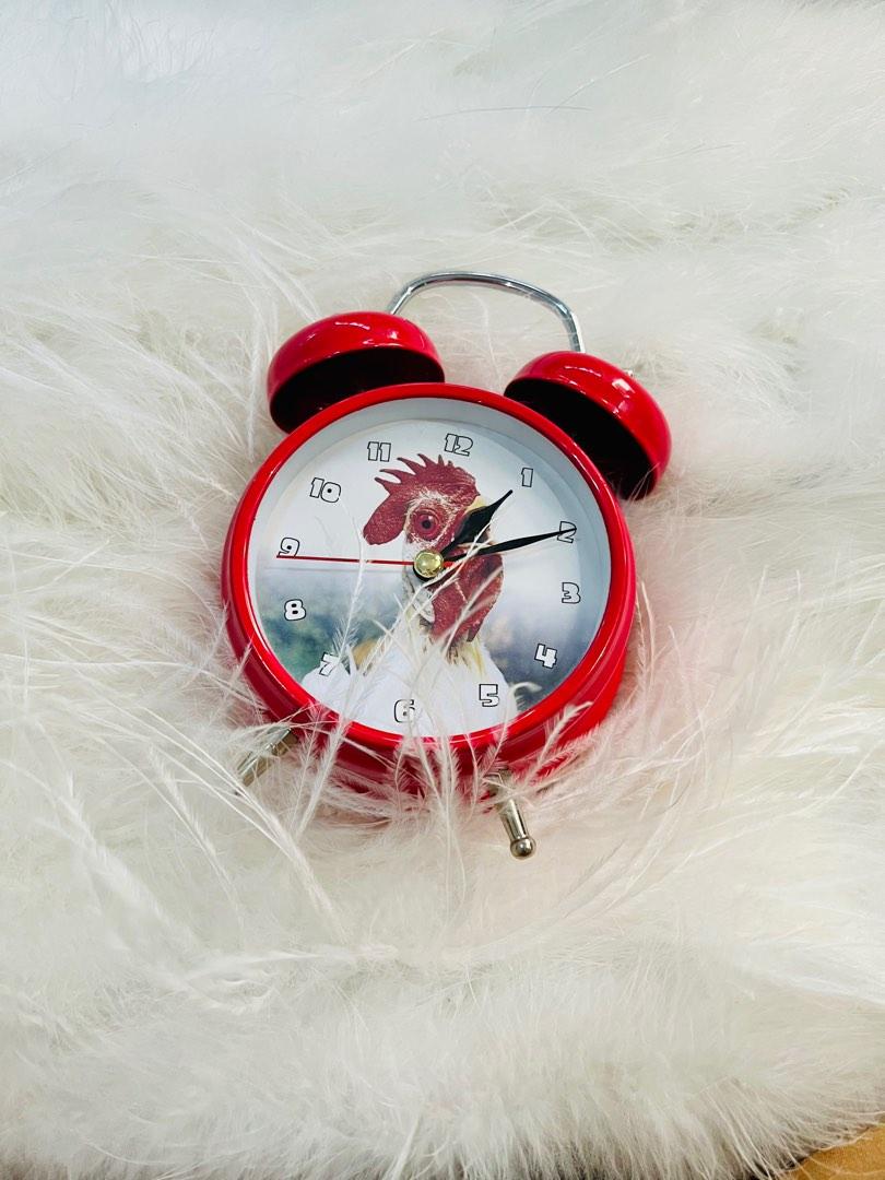 Rooster sounds alarm clock, Furniture & Home Living, Home Decor, Clocks on Carousell