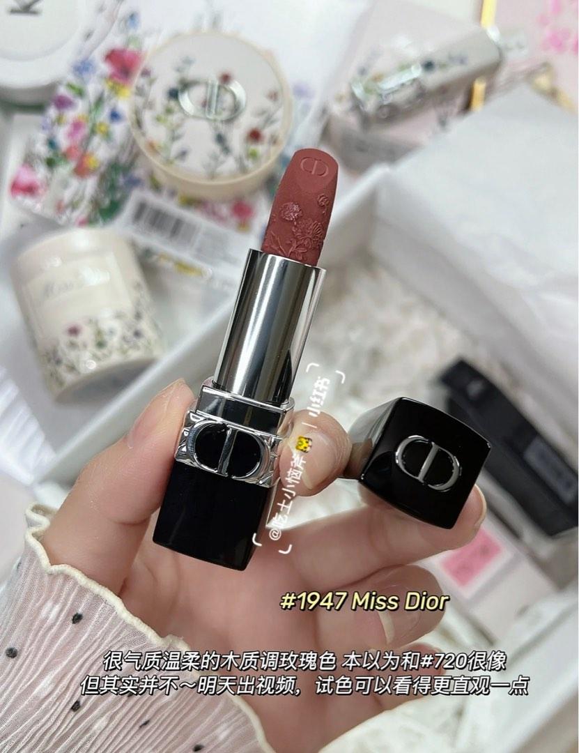Son Dior Rouge Couture Colour Refillable 100 Nude Look Velvet Limited  Thế  Giới Son Môi