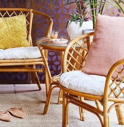 Bunnings home 2025 bazar rattan chair