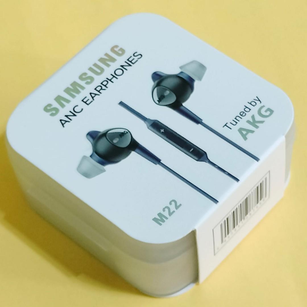 Samsung ANC Headset (Category: Earphones) located in Paranaque City. Submitted by audioaddict0517 (Listing ID 1189459579, Image 3). Description: Pricelist: M22 (Jack type) - 650 pesos M23 (Type C) - 750 pesos.
