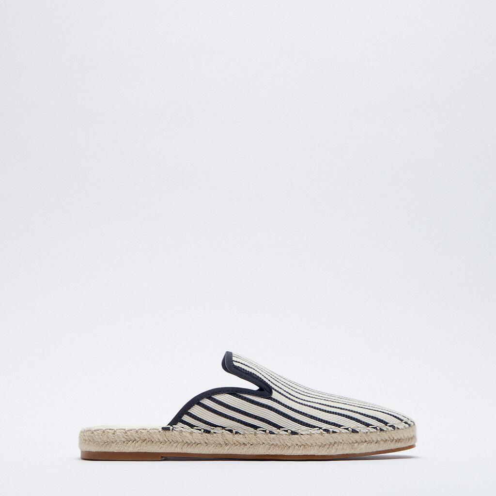 Zara straw mules outlet