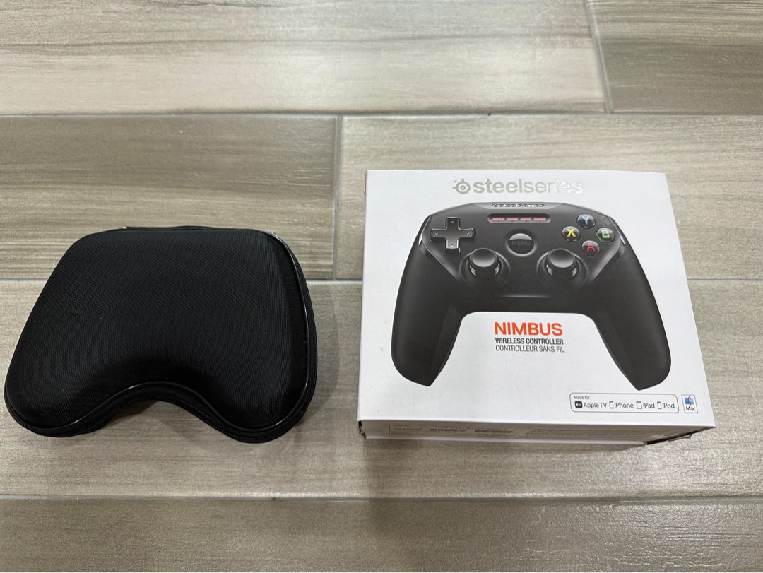 Steelseries Nimbus Controller + Hermitshell Hard EVA Travel Case, Video