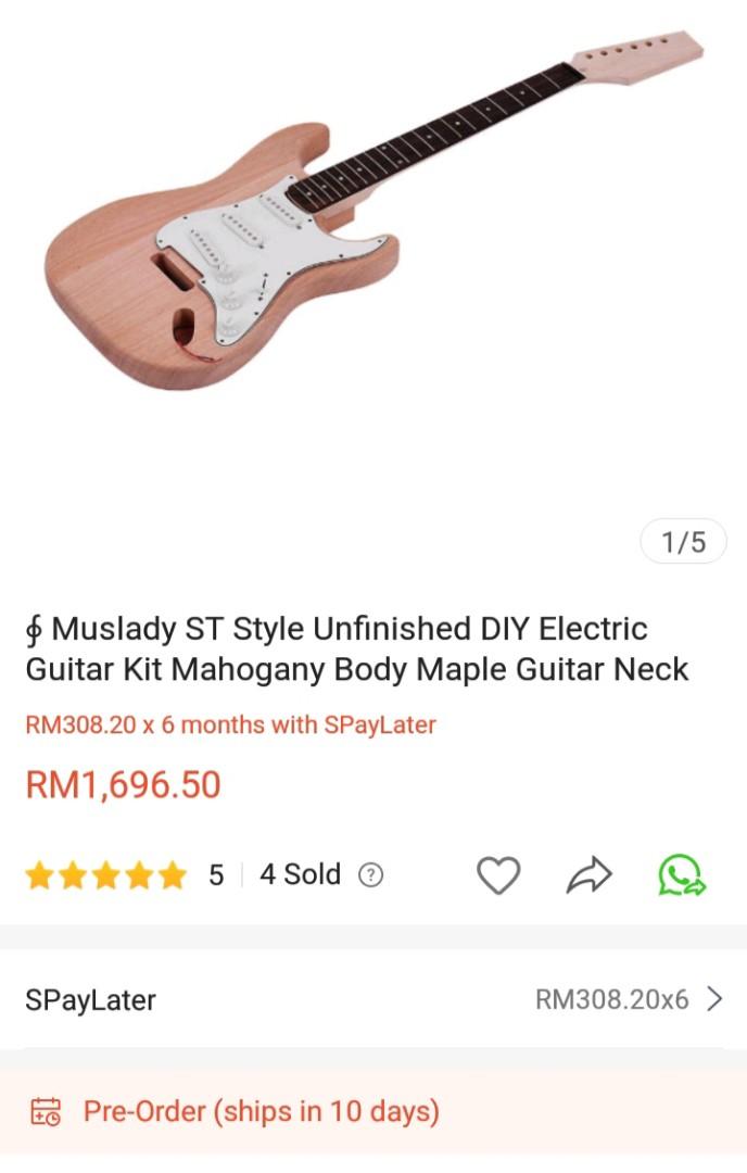 Muslady bass outlet guitar kit