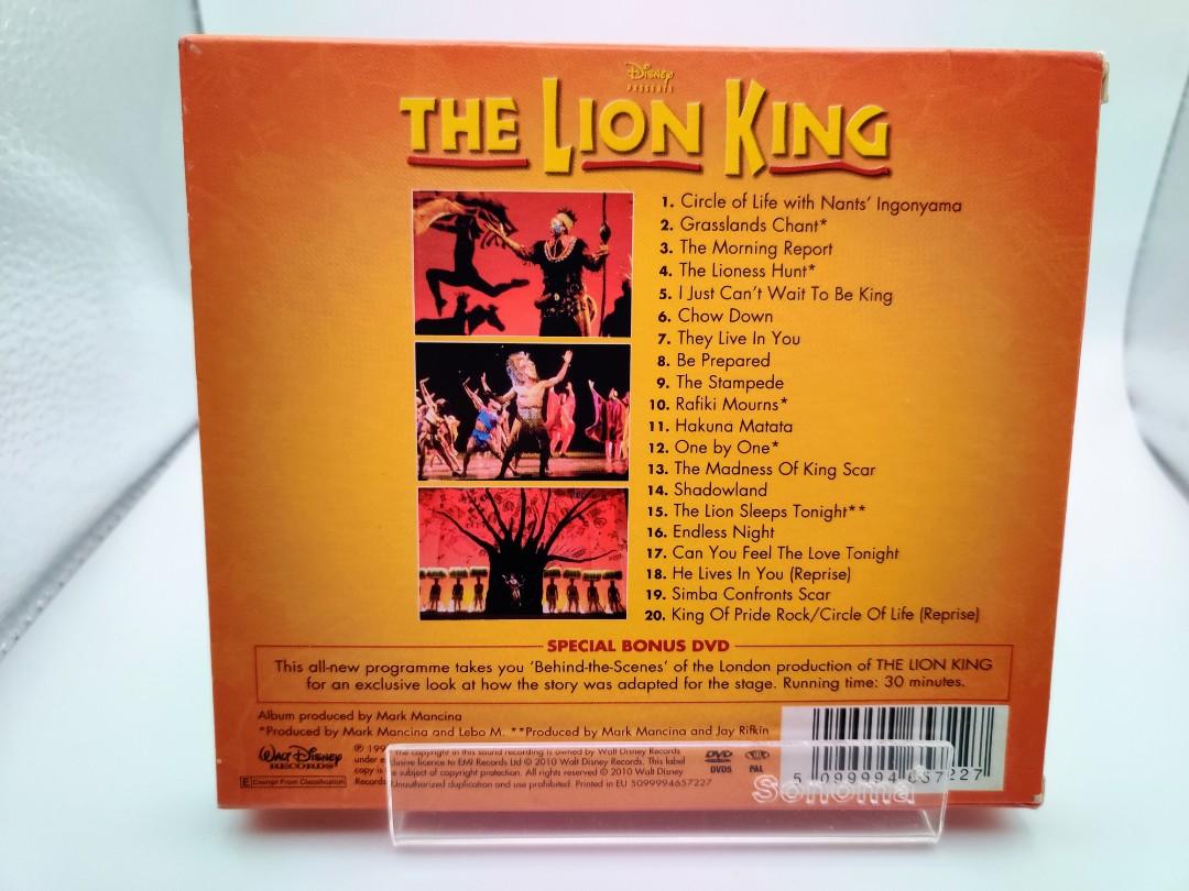 The Lion King The Broadway Musical Special 2 disc Edition Collector's ...